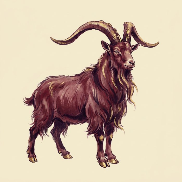 The Goat — Chinese zodiac illustration