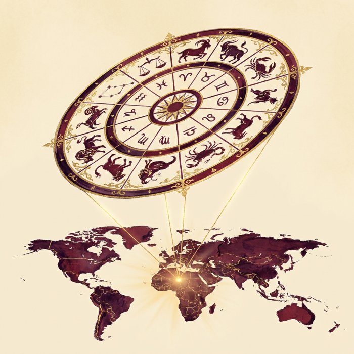 The Relocated Chart — illuminated illustration