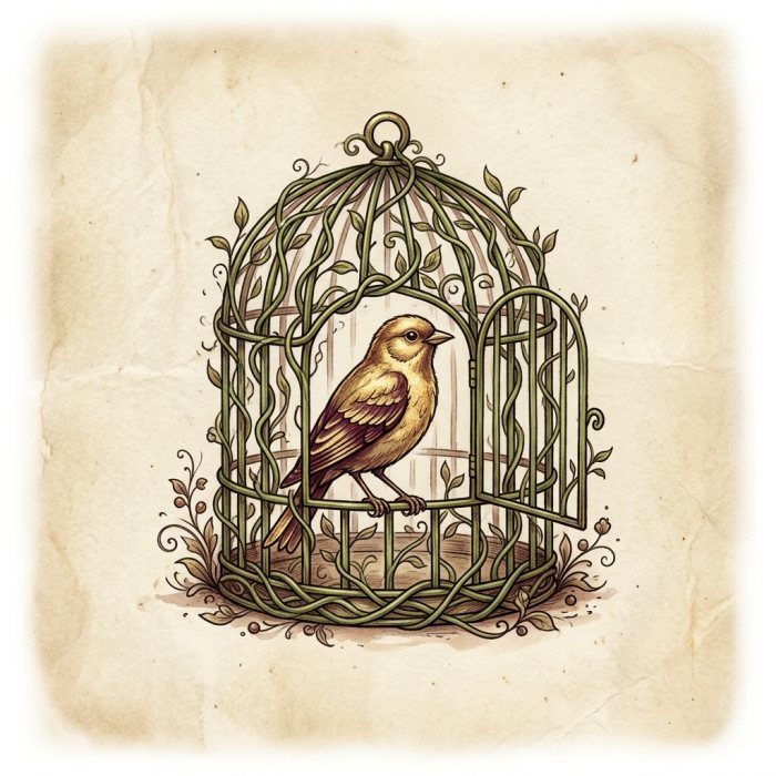 Challenge Number 3 — The Held-Back Voice, painted plate