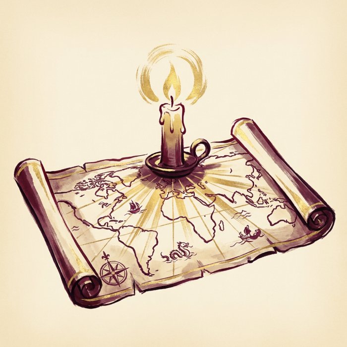 Birthday Relocation — illuminated illustration