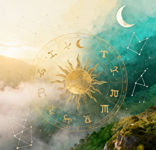 Astrology or celestial theme