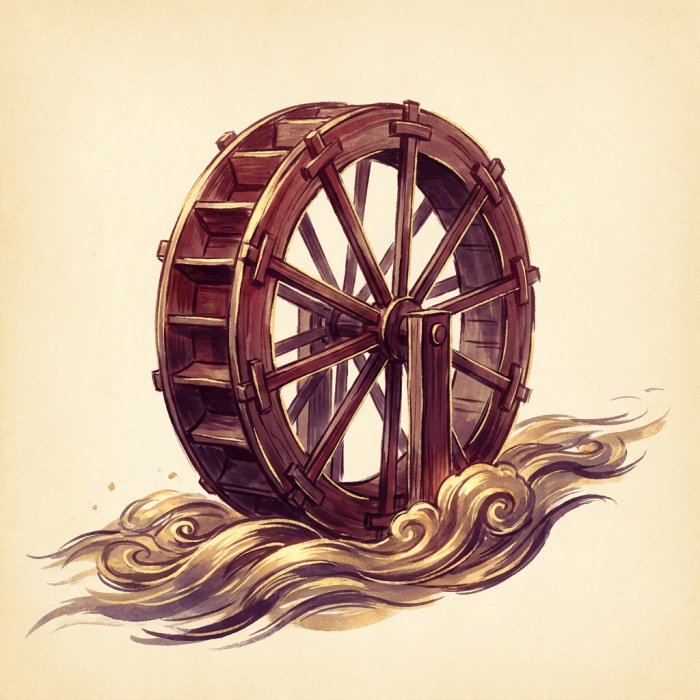 Generator — illuminated illustration