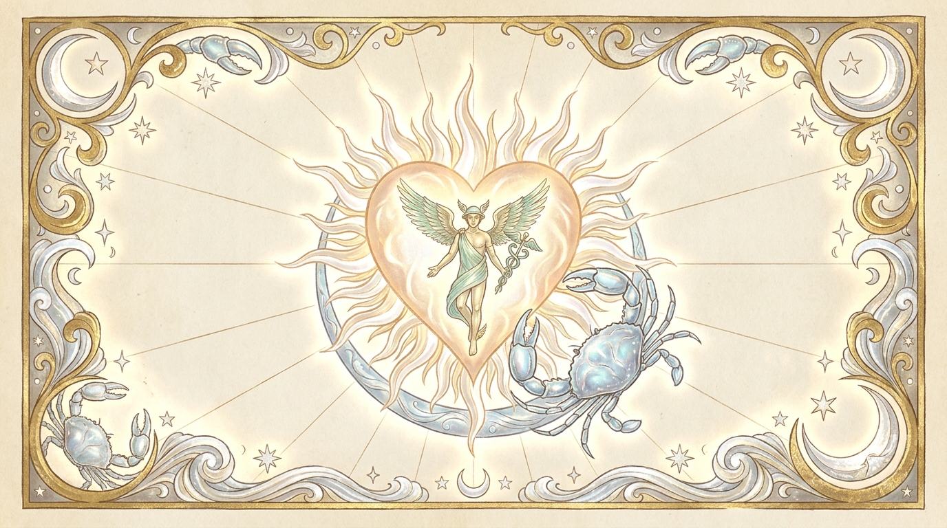 Mercury Cazimi in Cancer: The Heart Speaks Its Truth