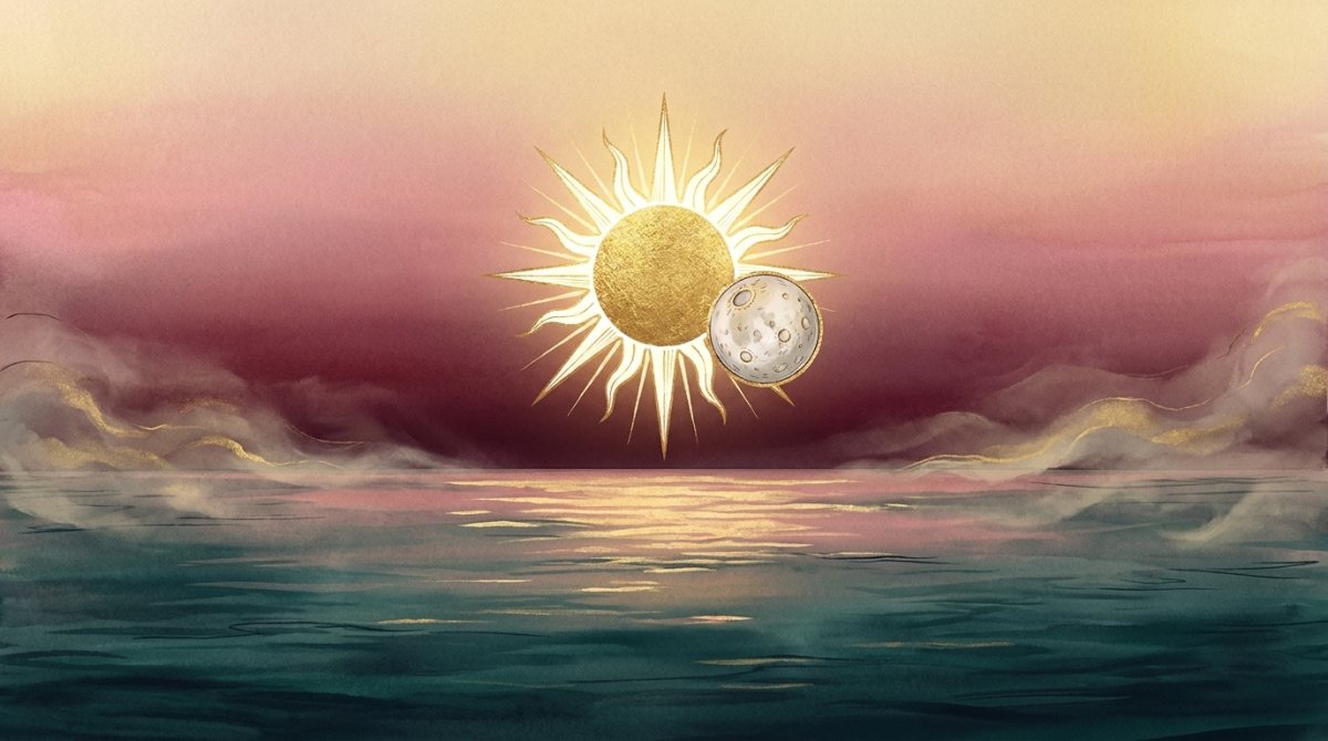 Mercury and the Sun meet in Scorpio's deep water.