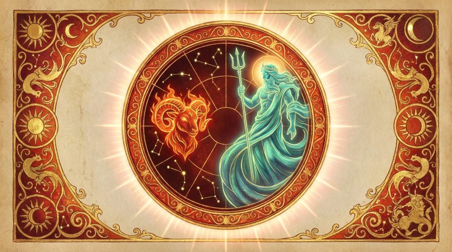 Neptune at Opposition Illuminates 2° Aries