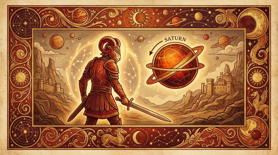 Saturn Stations Retrograde in Aries: The Warrior Pauses