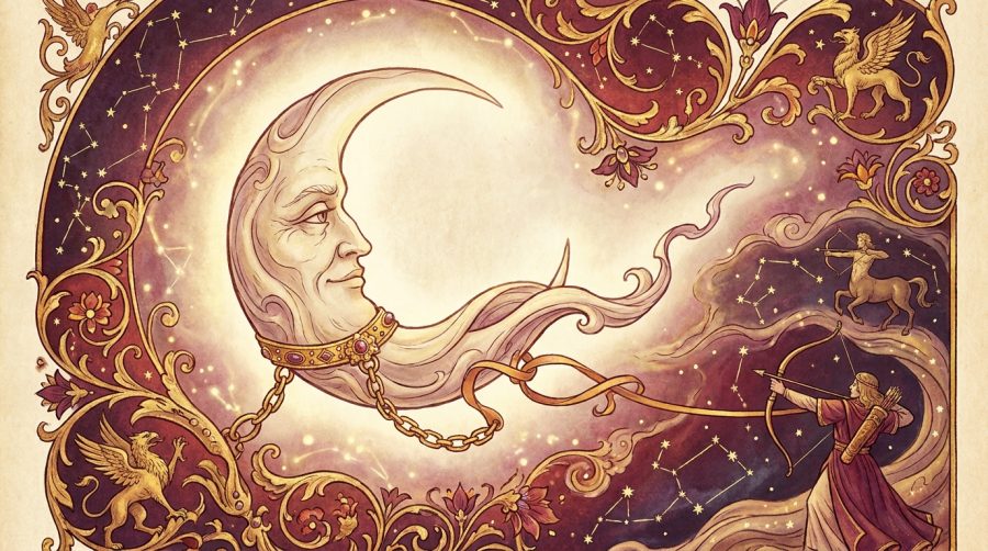 The Moon Slips Its Leash in Sagittarius
