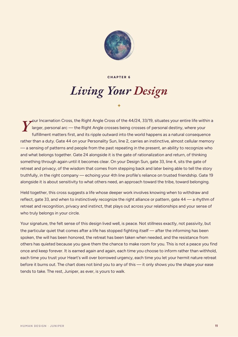 Living your design