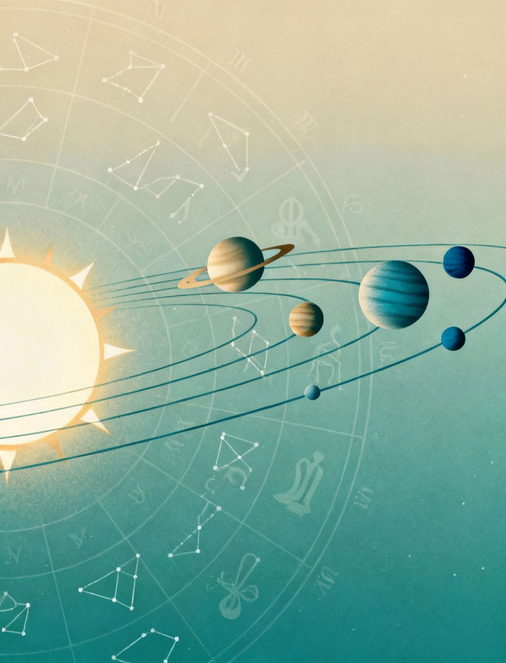 Current Planetary Positions illustration