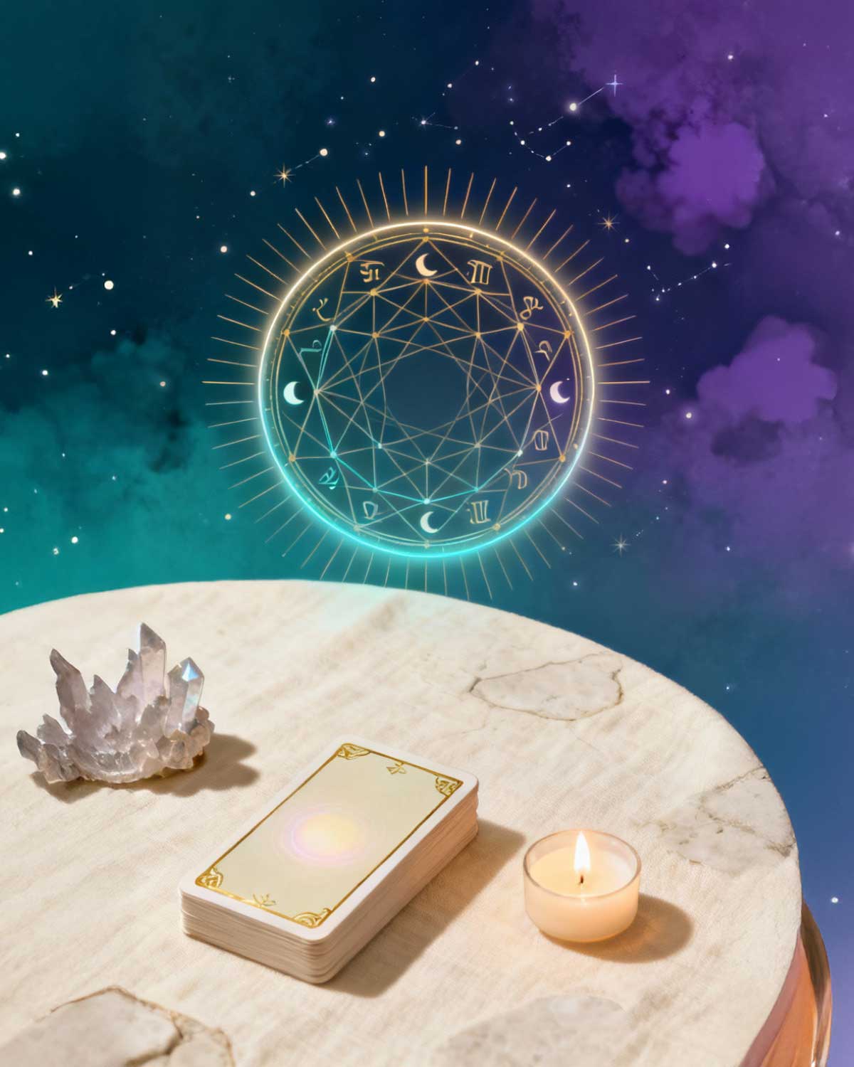 Three tarot cards face down waiting to be chosen