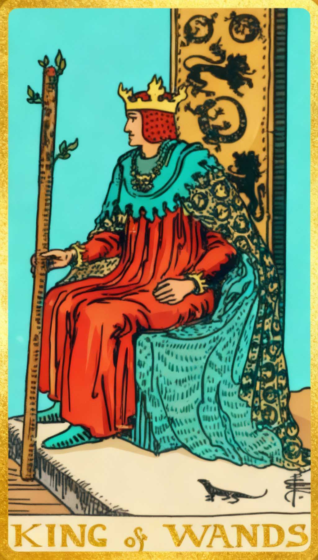 King Of Wands tarot card