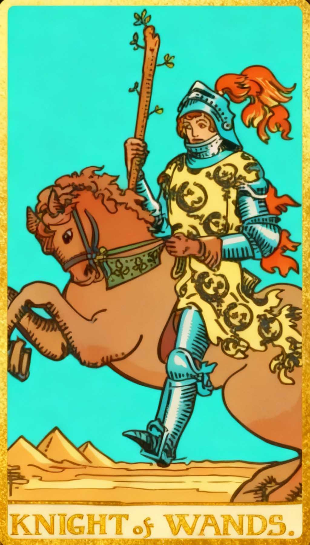 Knight Of Wands tarot card