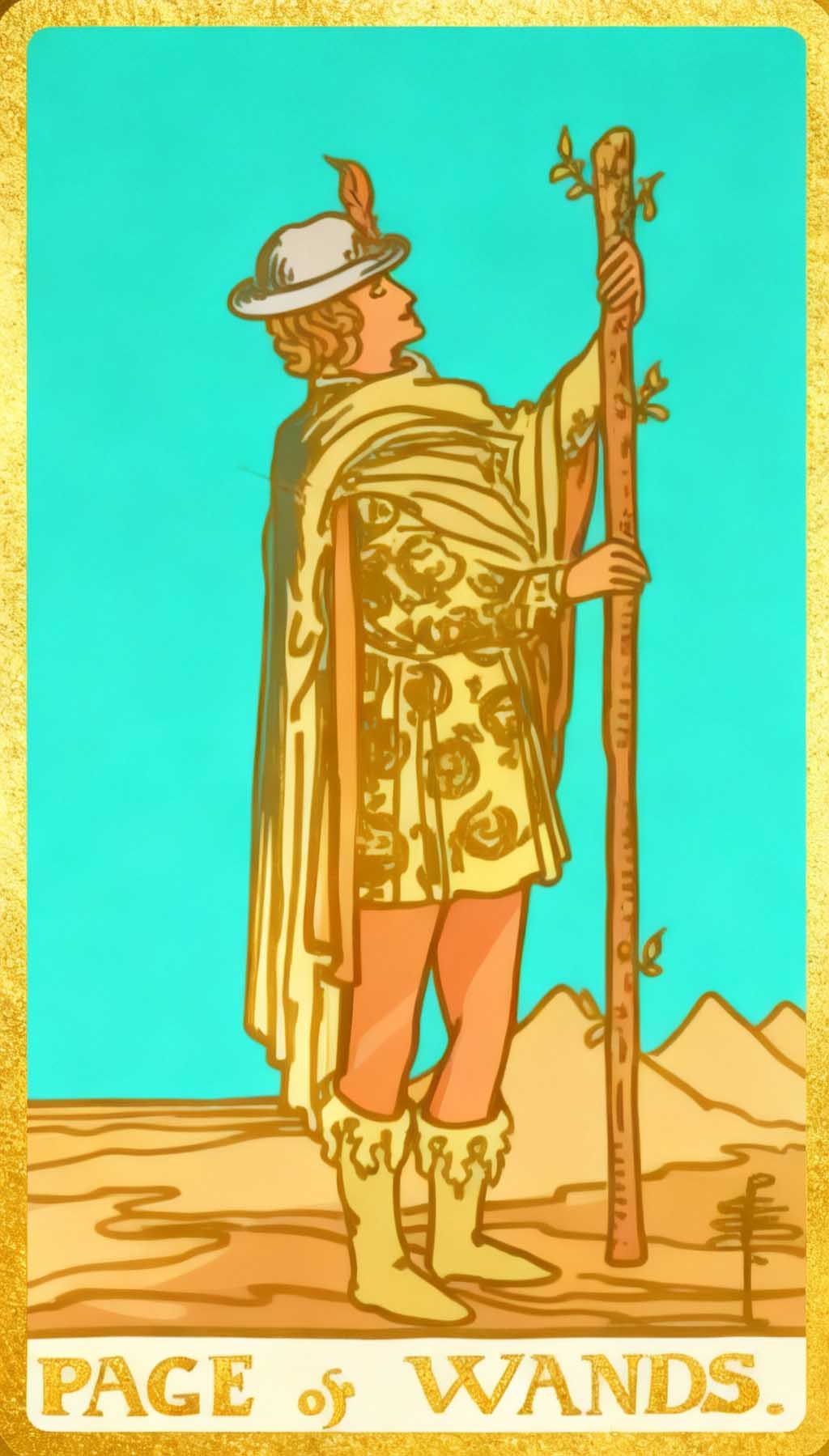 Page Of Wands tarot card