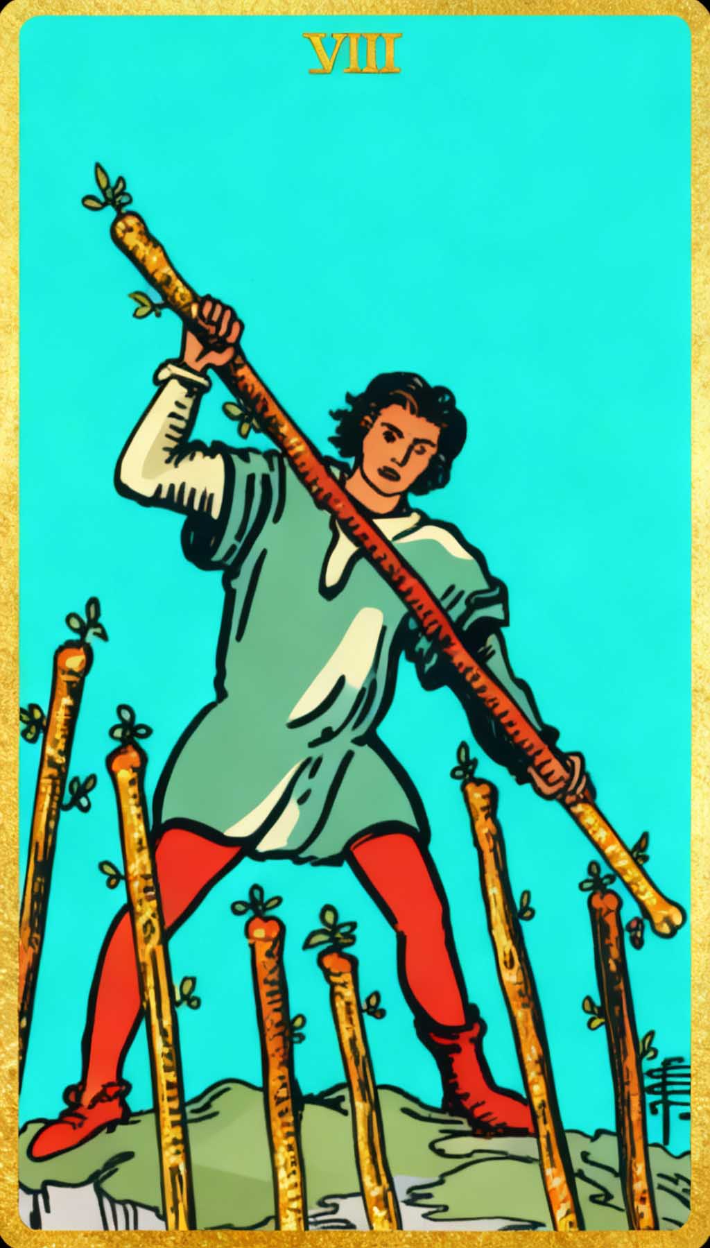 Seven Of Wands tarot card