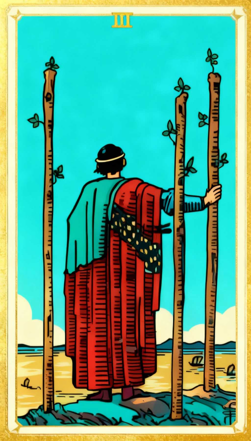 Three Of Wands tarot card