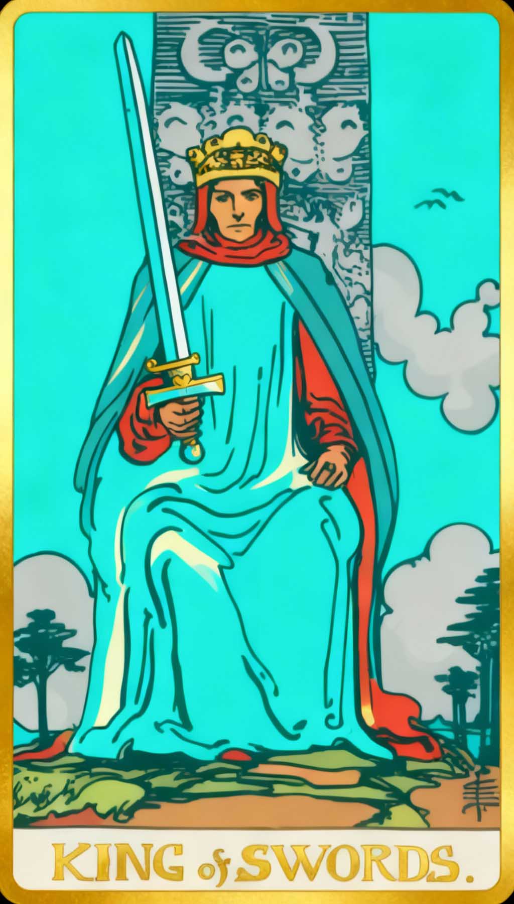 King Of Swords tarot card
