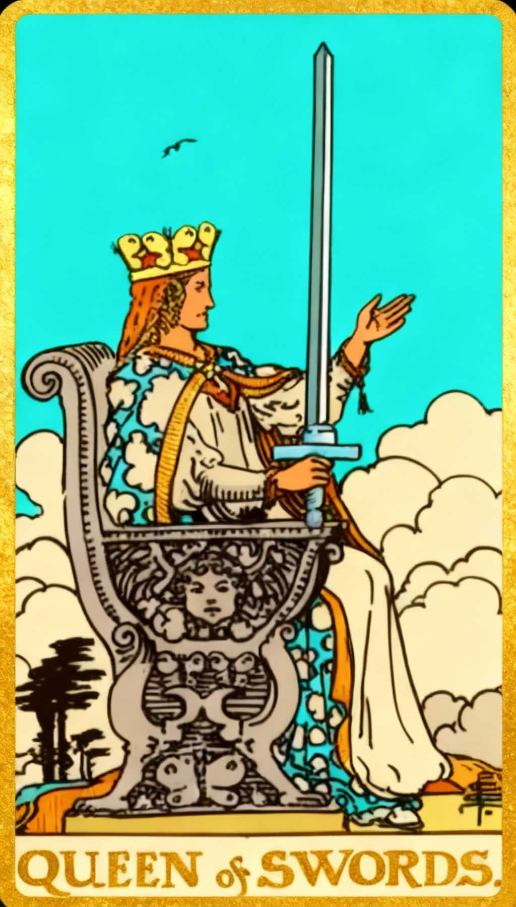Queen Of Swords tarot card