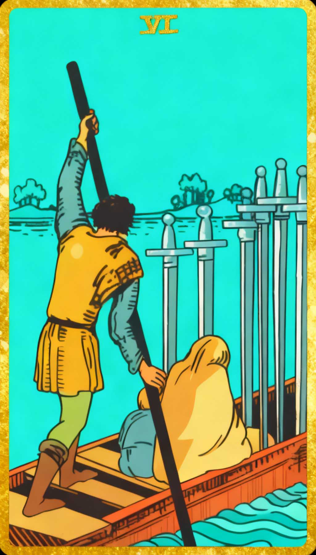 Six Of Swords tarot card