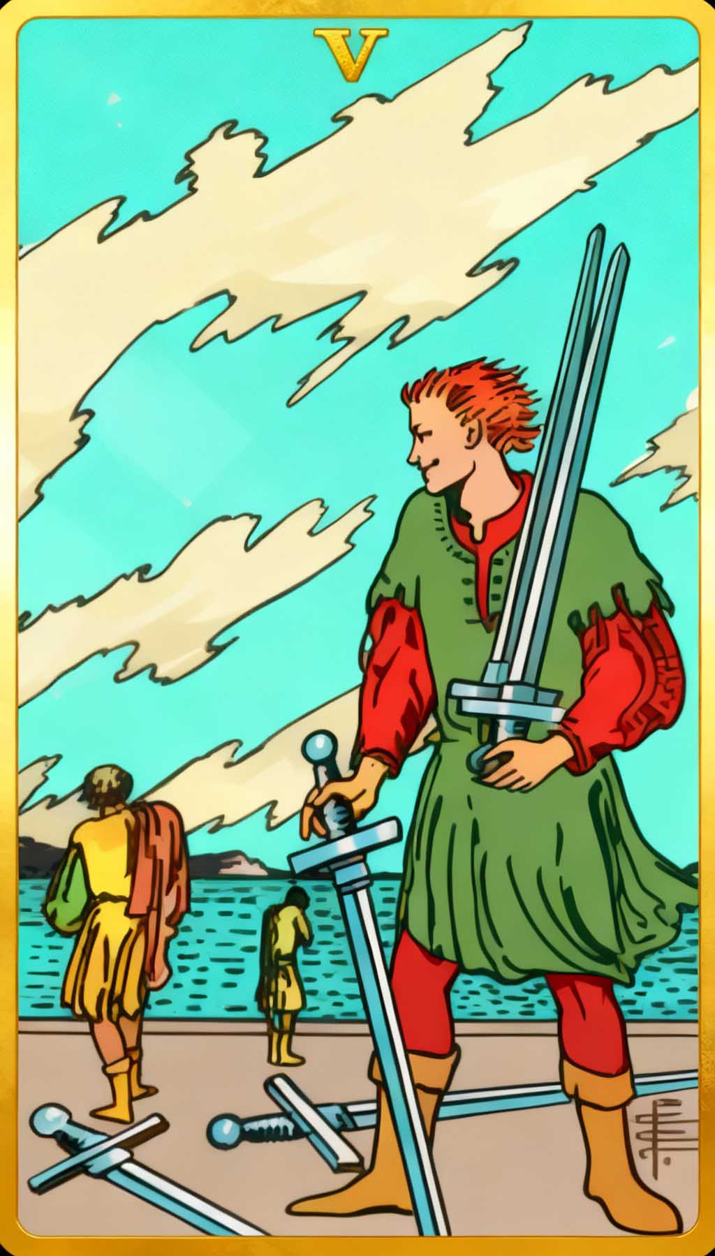 Five Of Swords tarot card