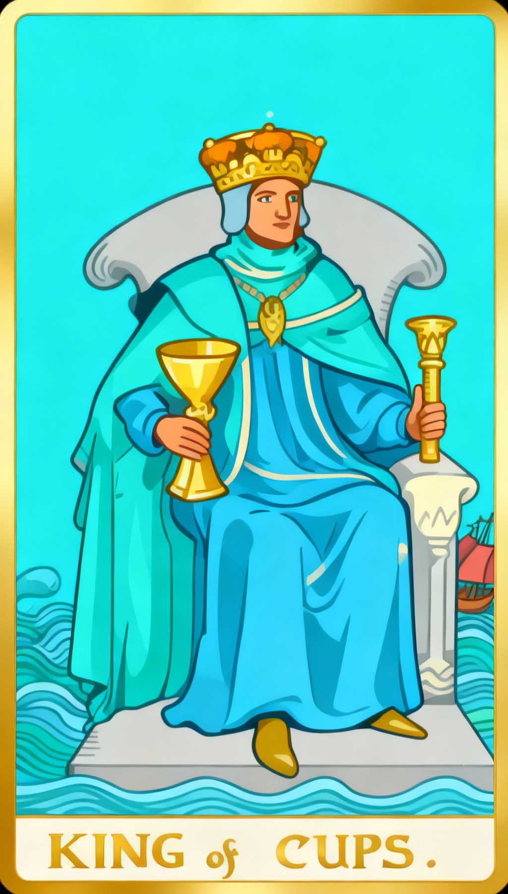 King Of Cups tarot card
