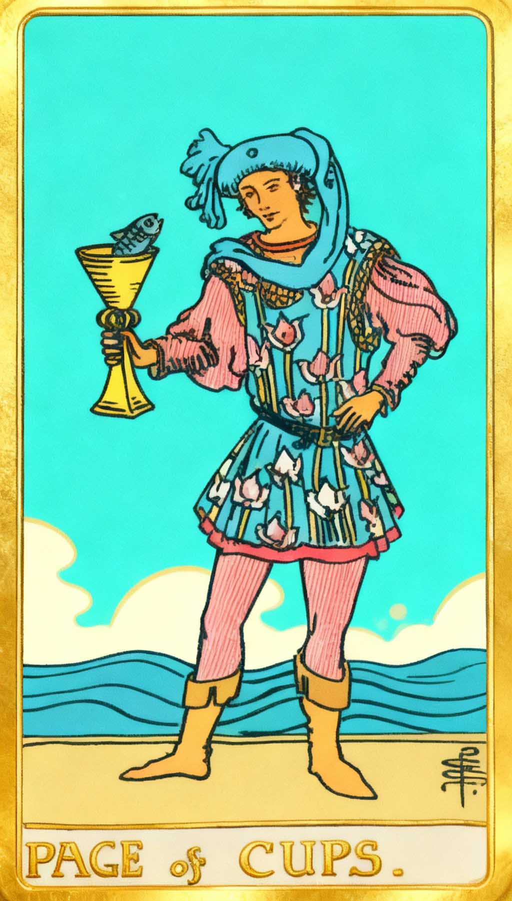Page Of Cups tarot card