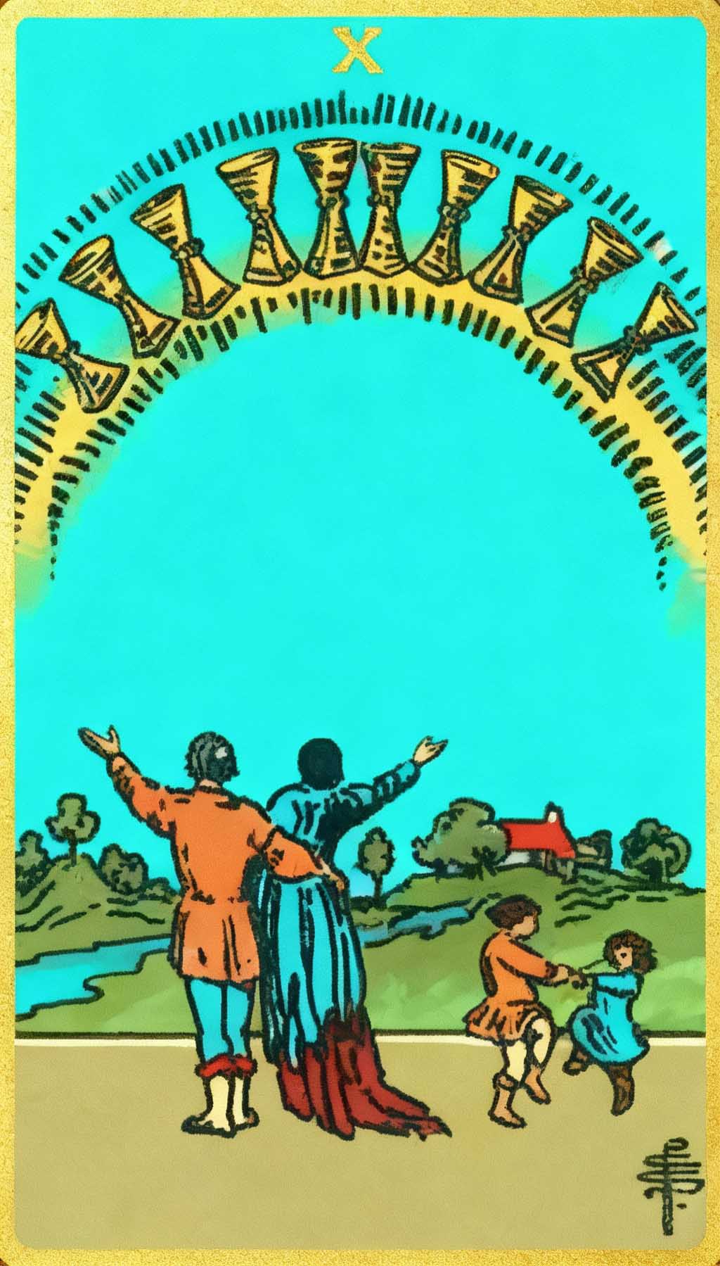 Ten Of Cups tarot card