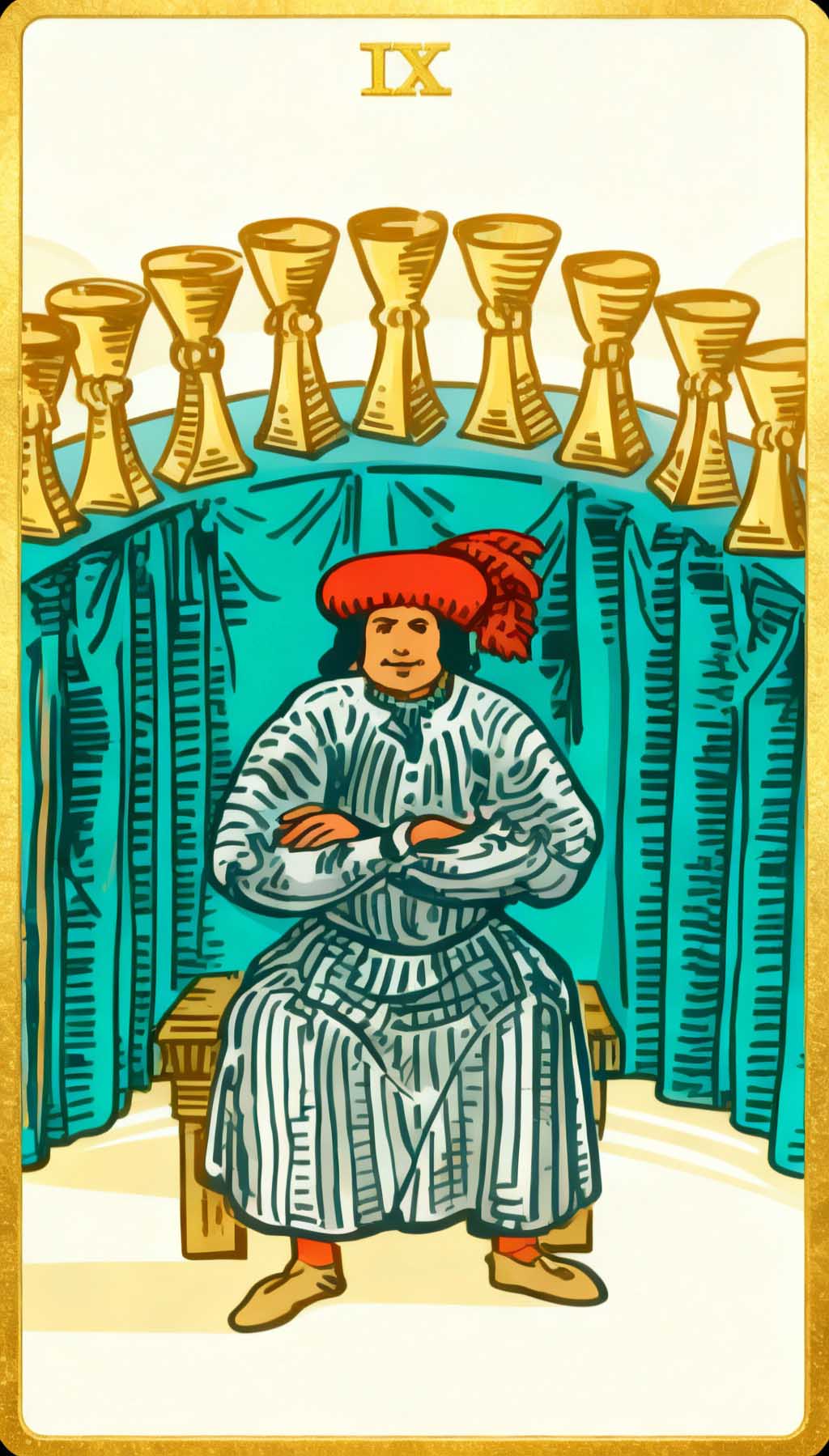 Nine Of Cups tarot card
