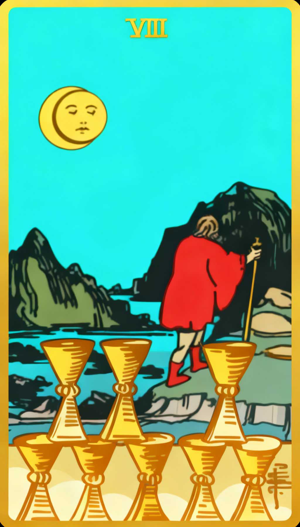 Eight Of Cups tarot card