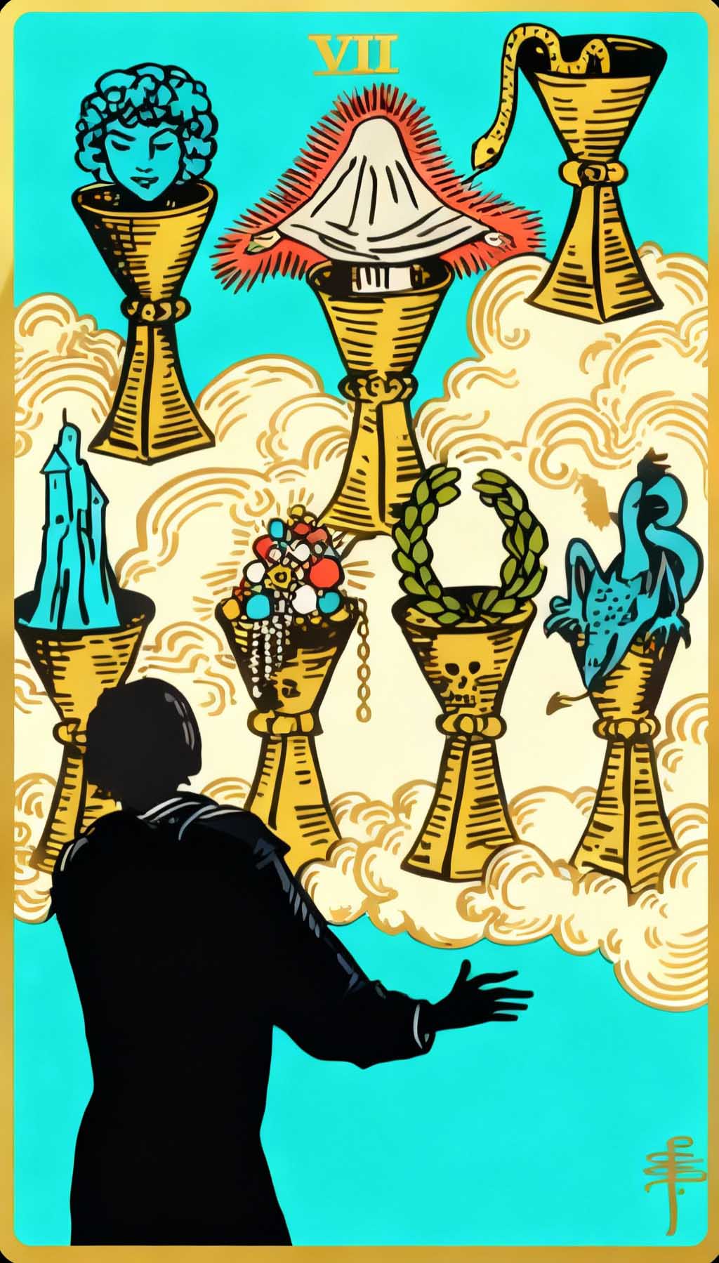 Seven Of Cups tarot card