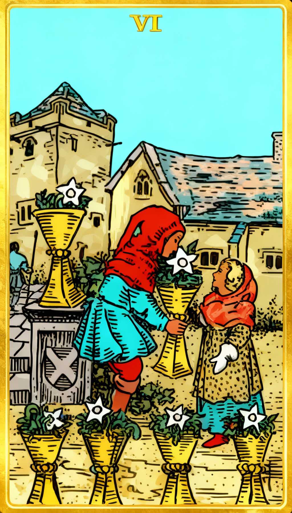 Six Of Cups tarot card