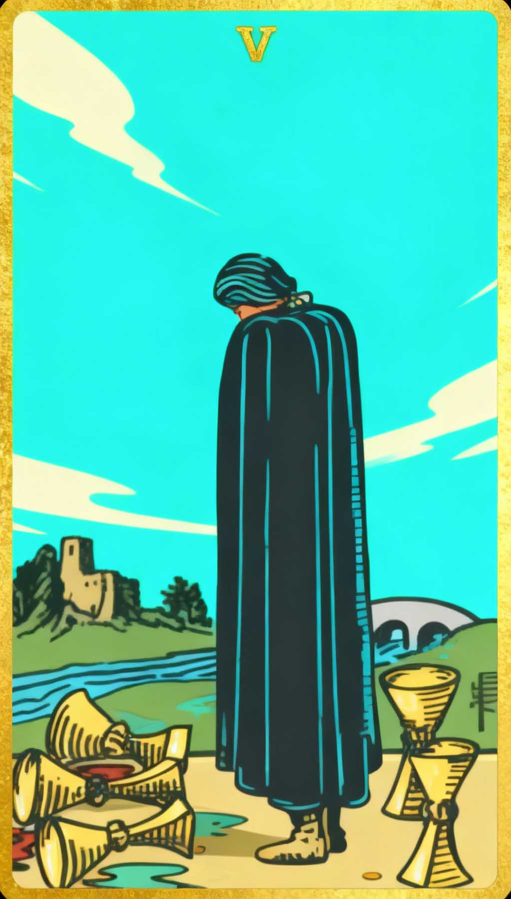 Five Of Cups tarot card