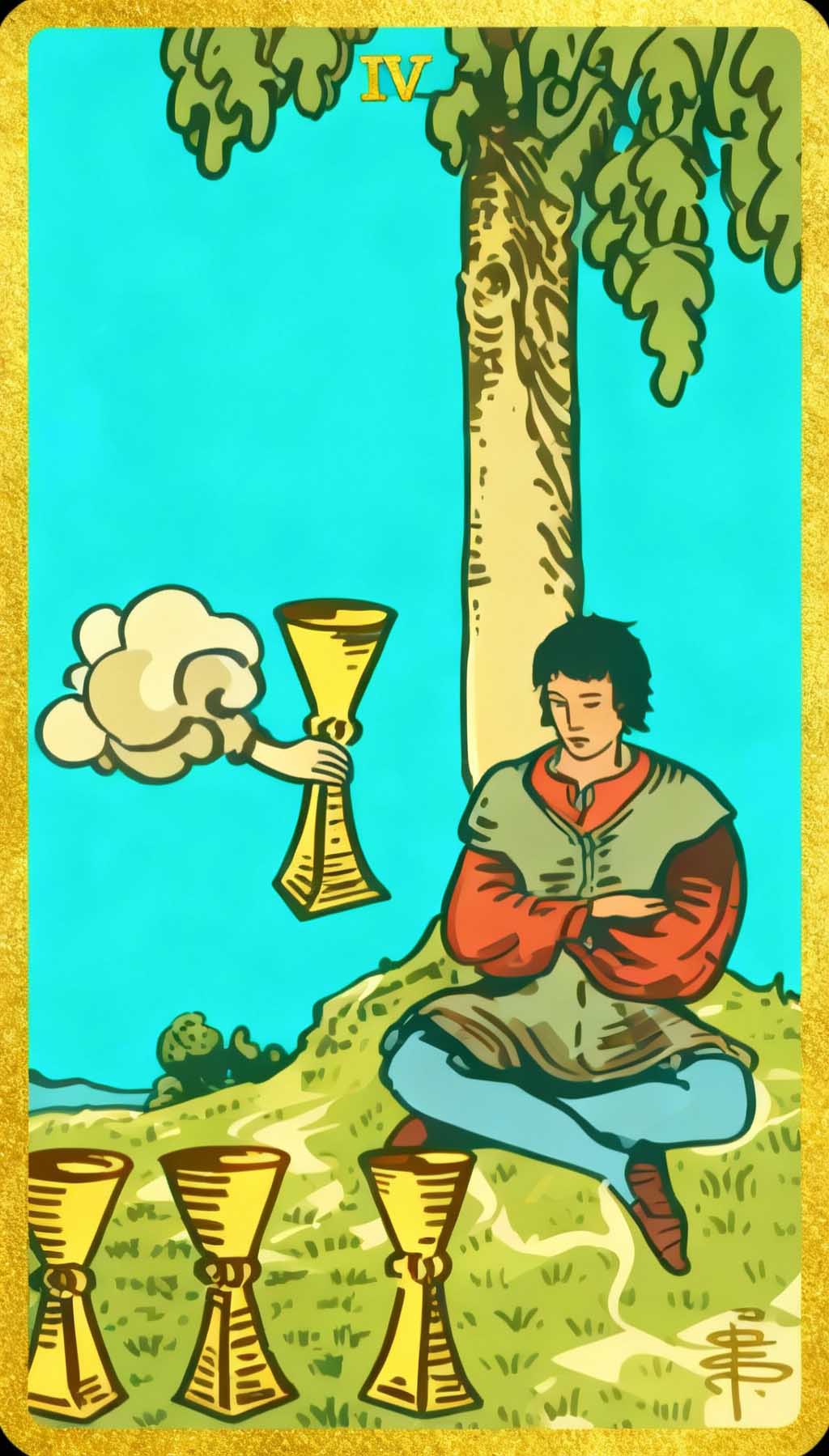 Four Of Cups tarot card