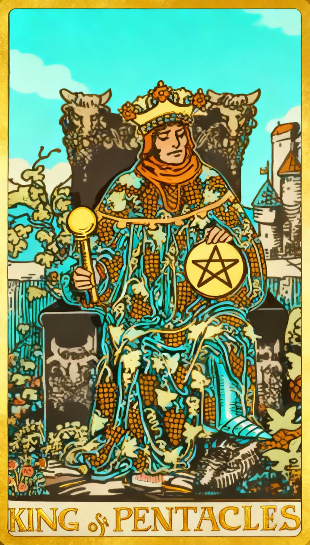 King Of Pentacles tarot card