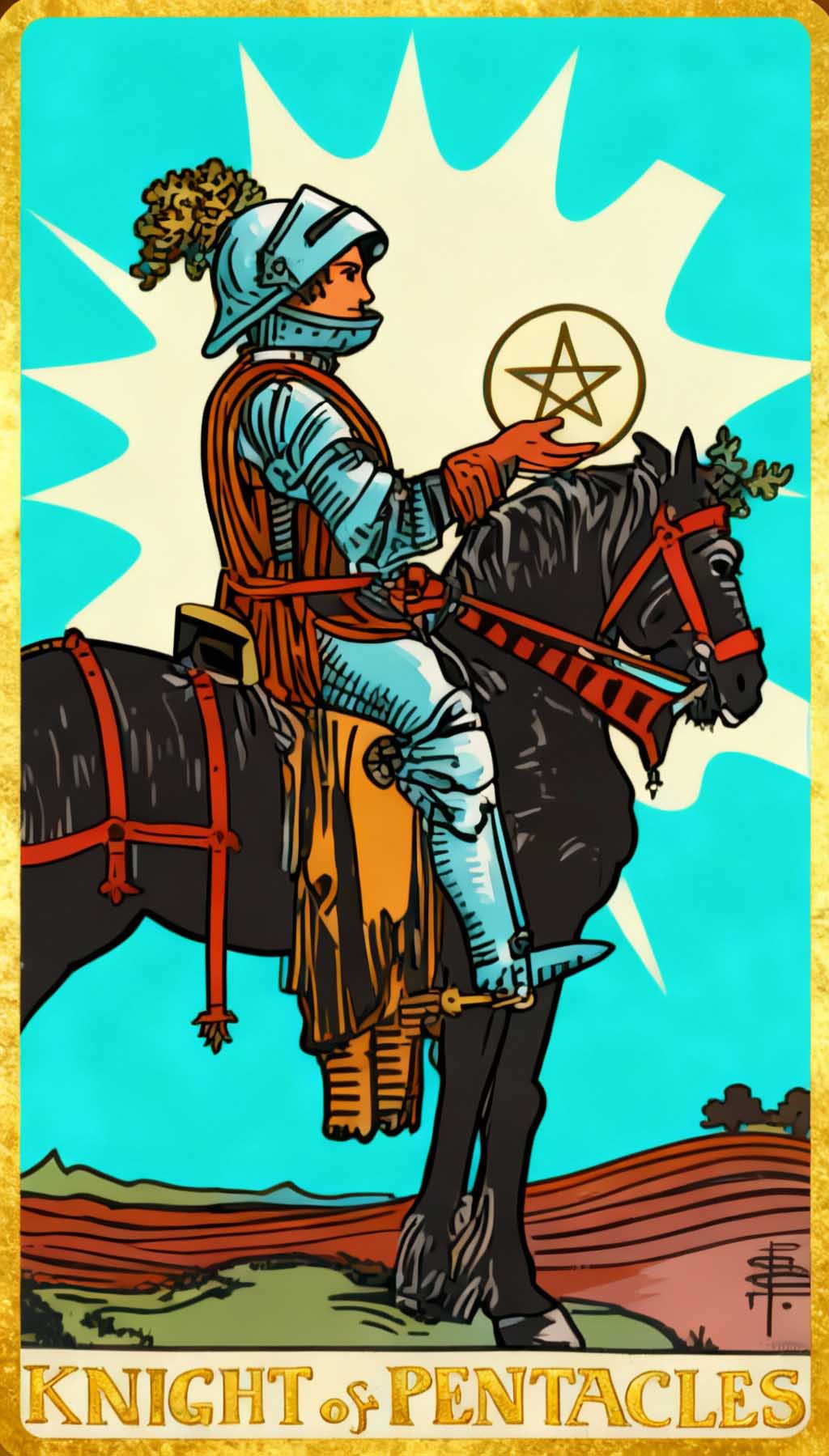 Knight Of Pentacles tarot card