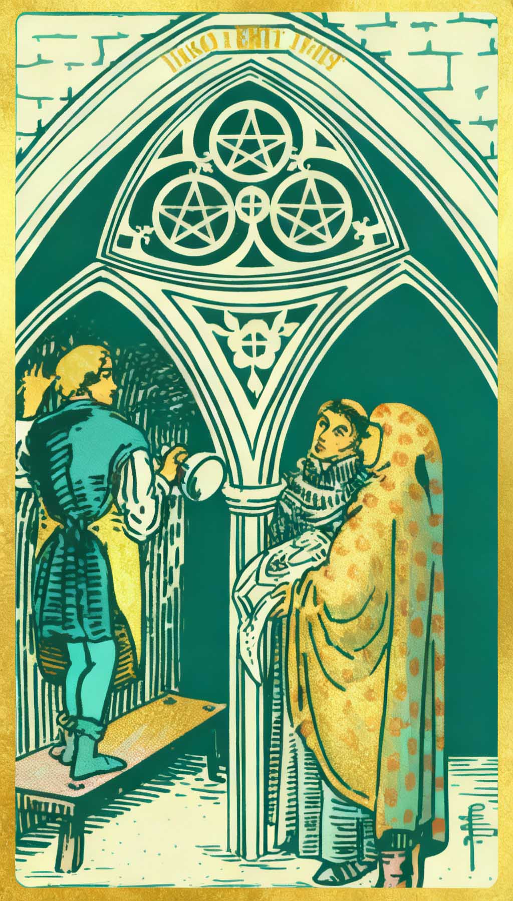 Three Of Pentacles tarot card