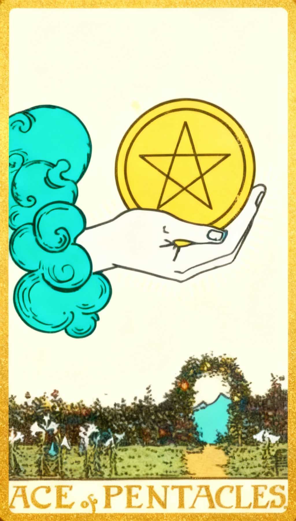 Ace Of Pentacles tarot card
