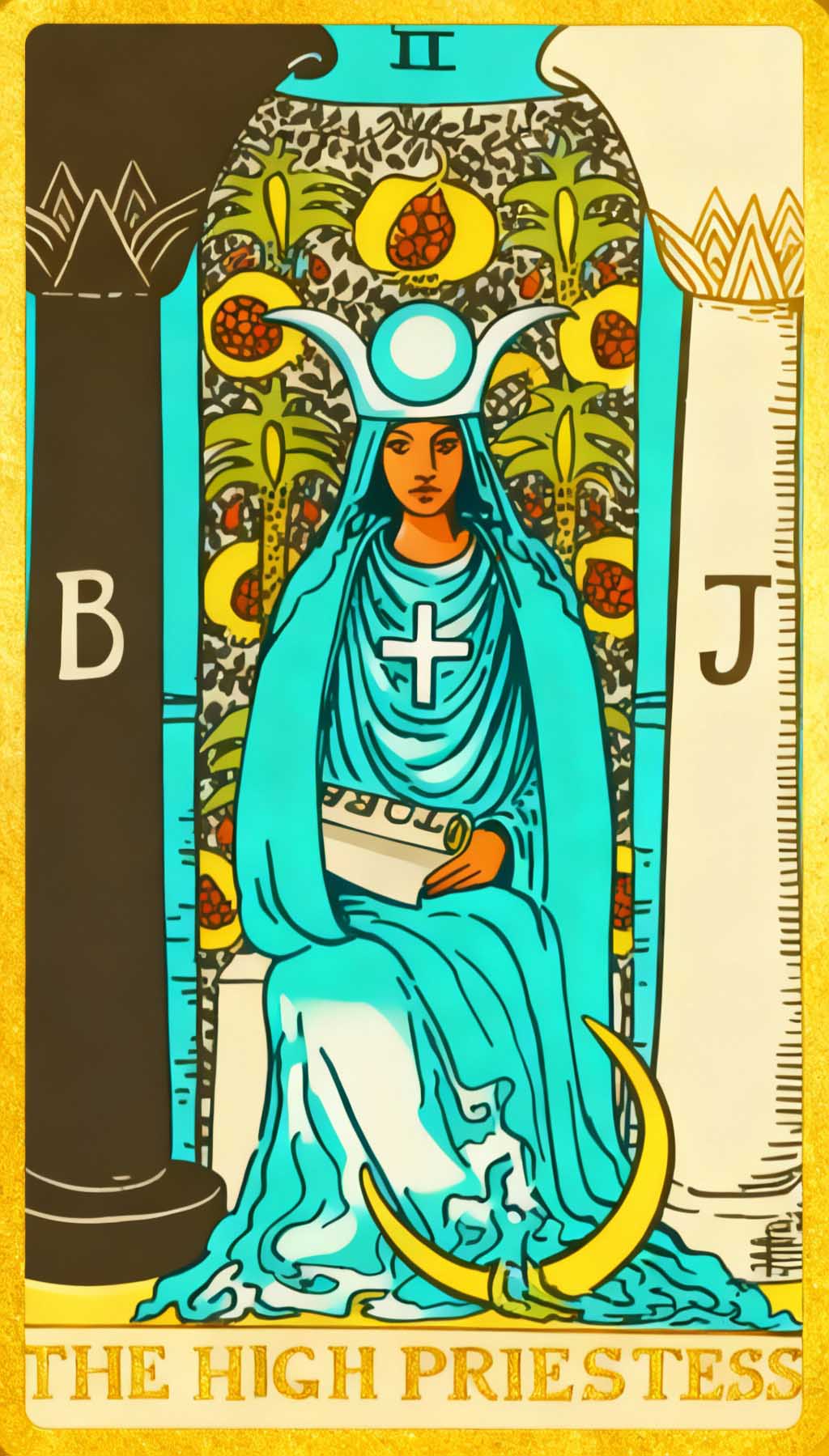 The High Priestess tarot card