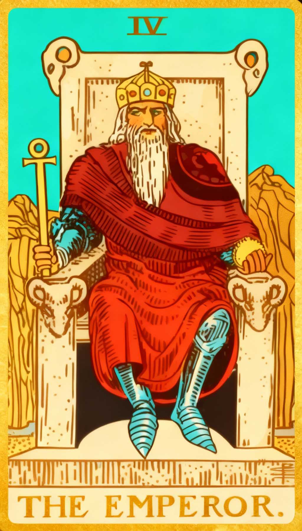 The Emperor tarot card