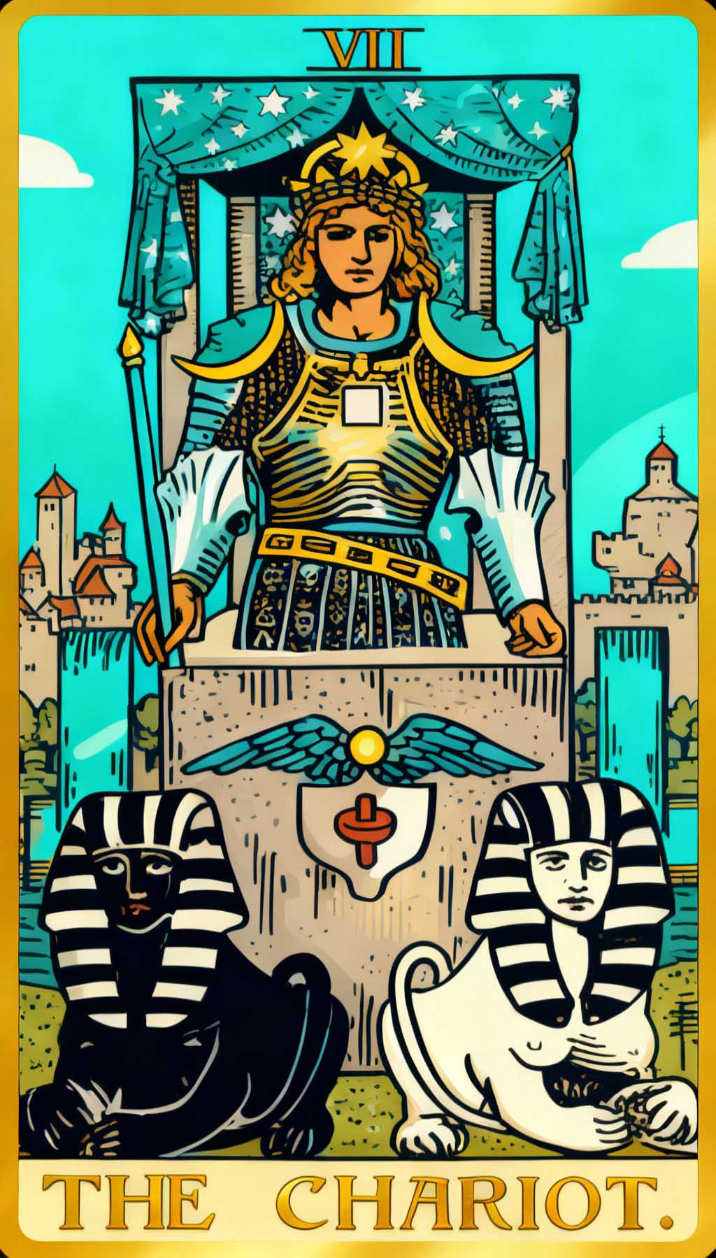 The Chariot tarot card
