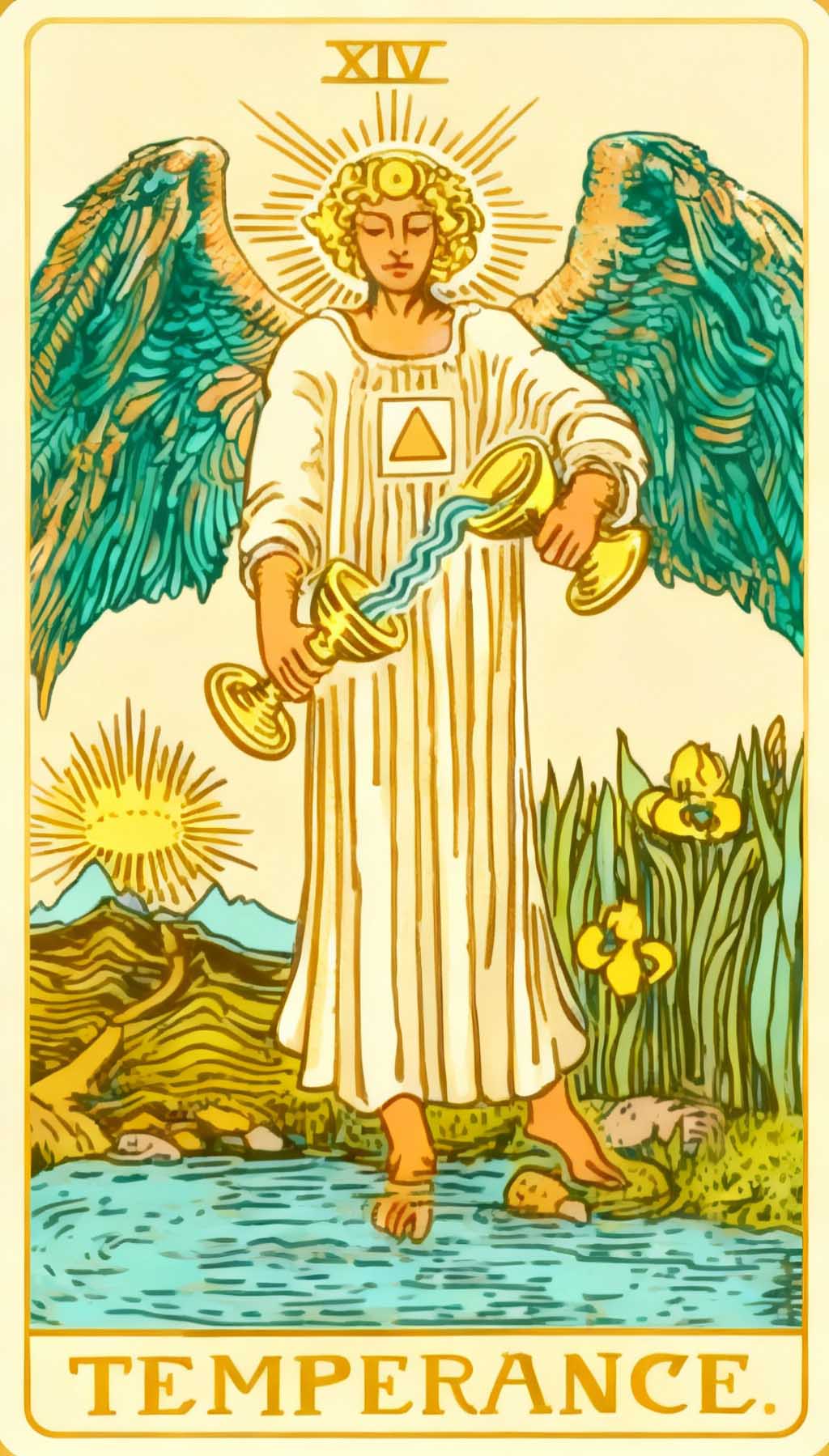 Temperance tarot card
