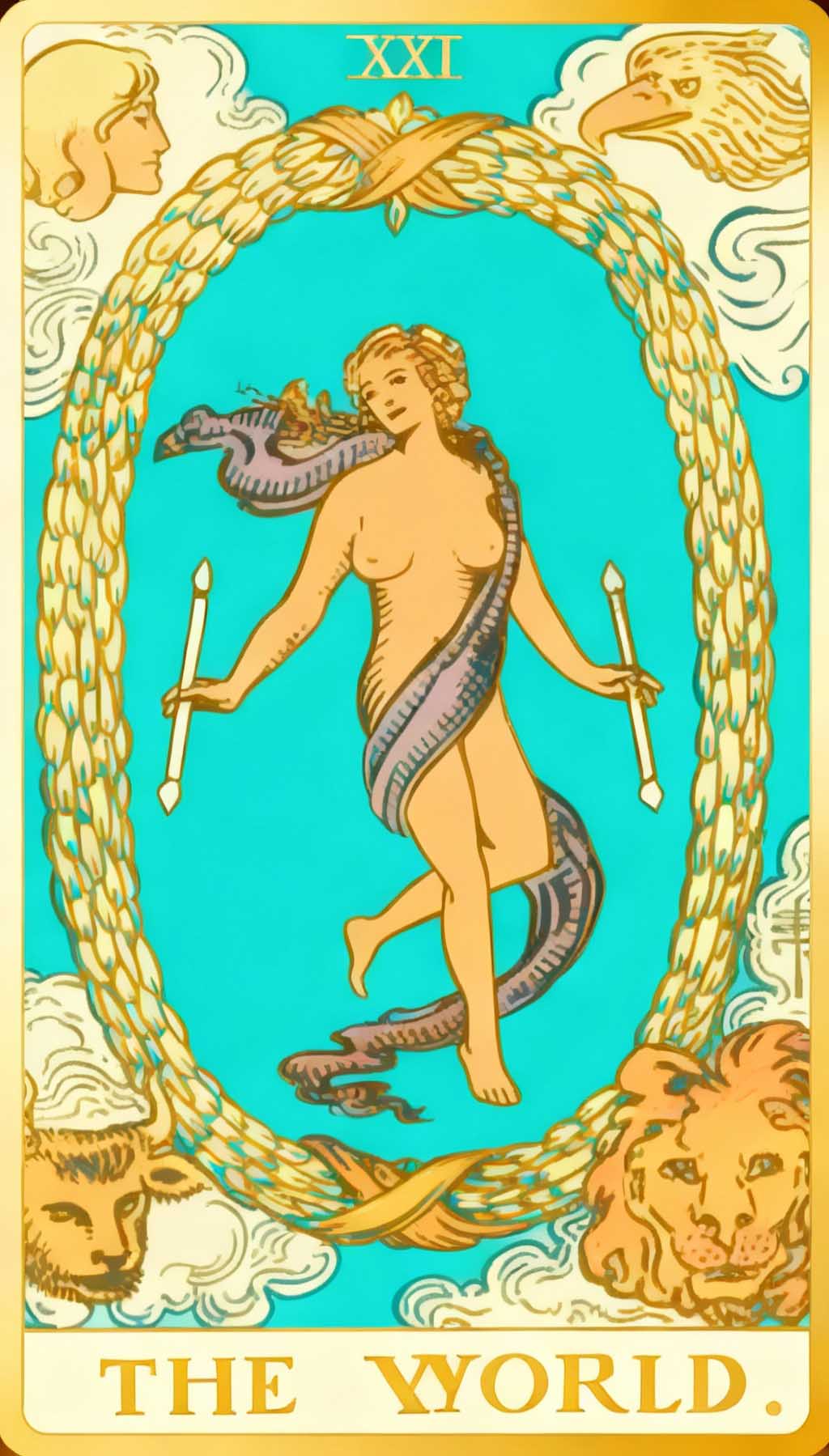 The World tarot card