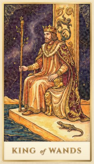 King of Wands tarot card