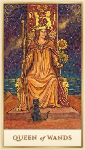 Queen of Wands tarot card