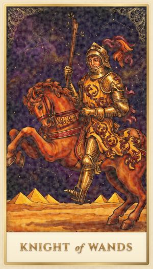 Knight of Wands tarot card