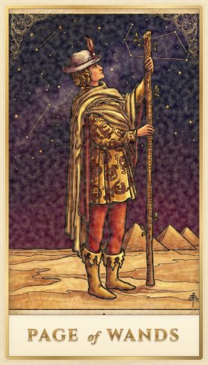 Page of Wands tarot card