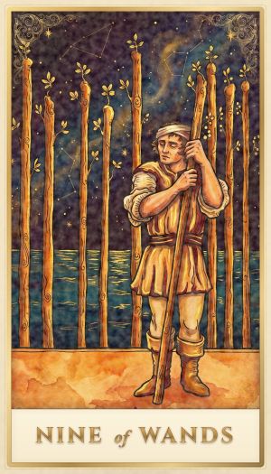 Nine of Wands tarot card