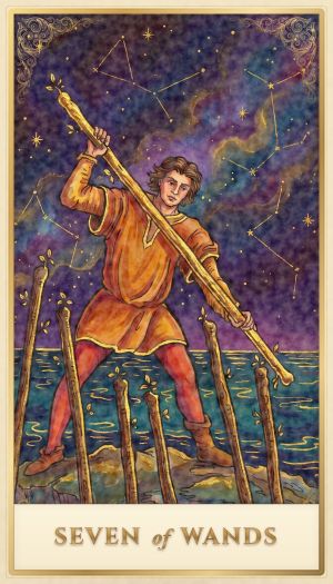 Seven of Wands tarot card