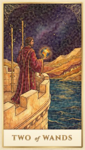 Two of Wands tarot card