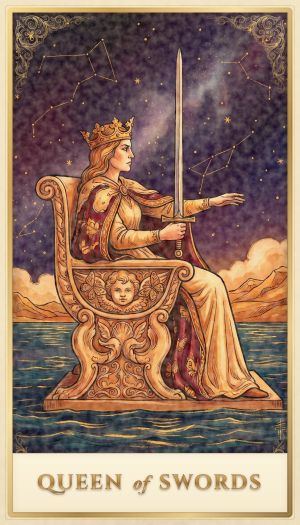 Queen of Swords tarot card