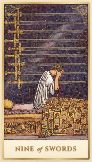 Nine of Swords tarot card